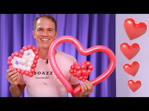 Video: Cómo Hacer Un Corazón Con Globos