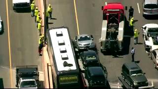 Multi-car crash causes delays along I-40
