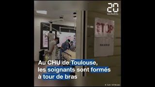 Coronavirus: A Toulouse, le CHU forme ses soignants à tour de bras