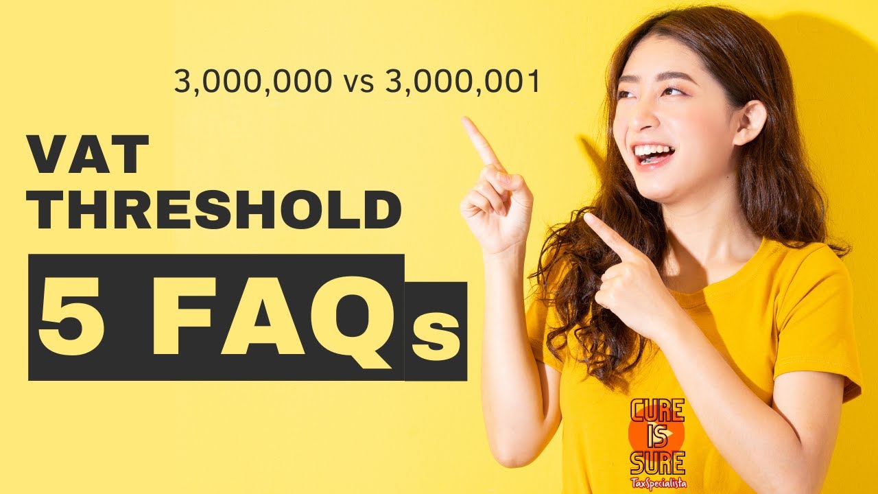 ⁣VAT threshold for NonVAT registered Paying Percentage Tax 5 Frequently Asked Questions