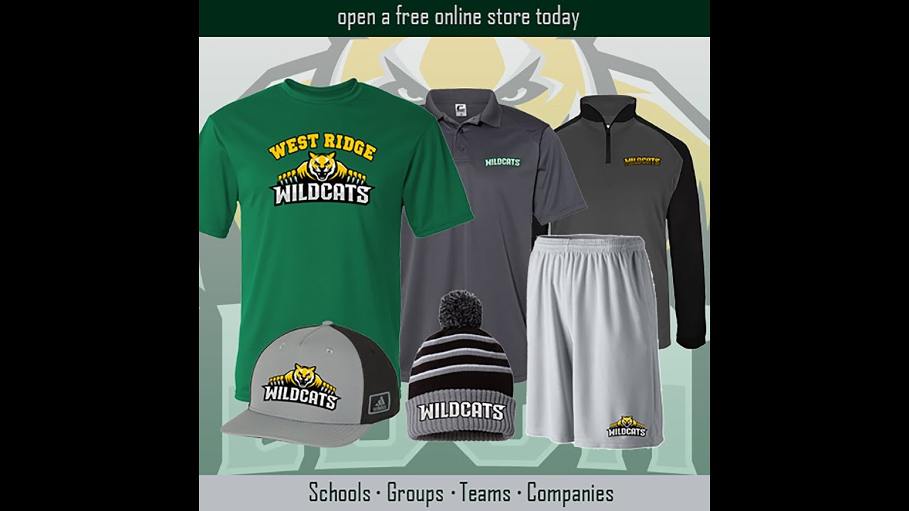School spiritwear stores from We Make T-Shirts