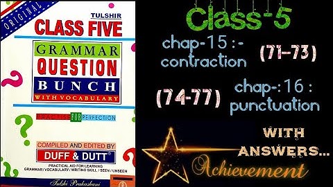 Duff and dutt class-5 Chapters 15&16 (page71-73&74-77) #duff&dutt #questionbunch #class5 #target2023