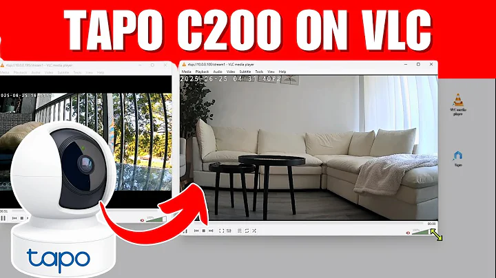 Tapo C200 on VLC - Stream Live to Your PC - STEP-by-STEP