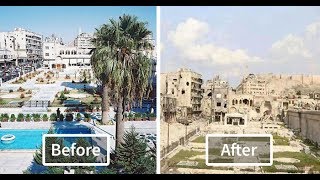 12 Places Before & After War
