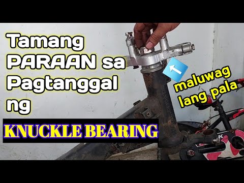 PAANO TANGGALIN ANG KNUCKLE BEARING NG ATING MOTOR 