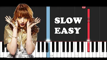 Florence + the machine - Jenny of Oldstone (SLOW EASY PIANO TUTORIAL)