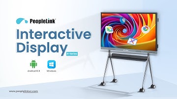 PeopleLink Interactive Touch Panel Display - For Presentations, Education, Trainings & Meetings