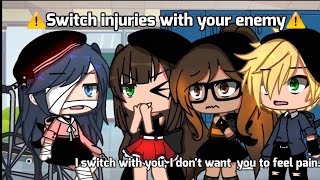 ⚠️Switch Injuries with your Enemy||mlb||meme||AU