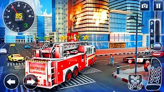 Fire Truck Driving Simulator - Virtual Dad Firefighter Family Rescue Hero - Android GamePlay screenshot 5