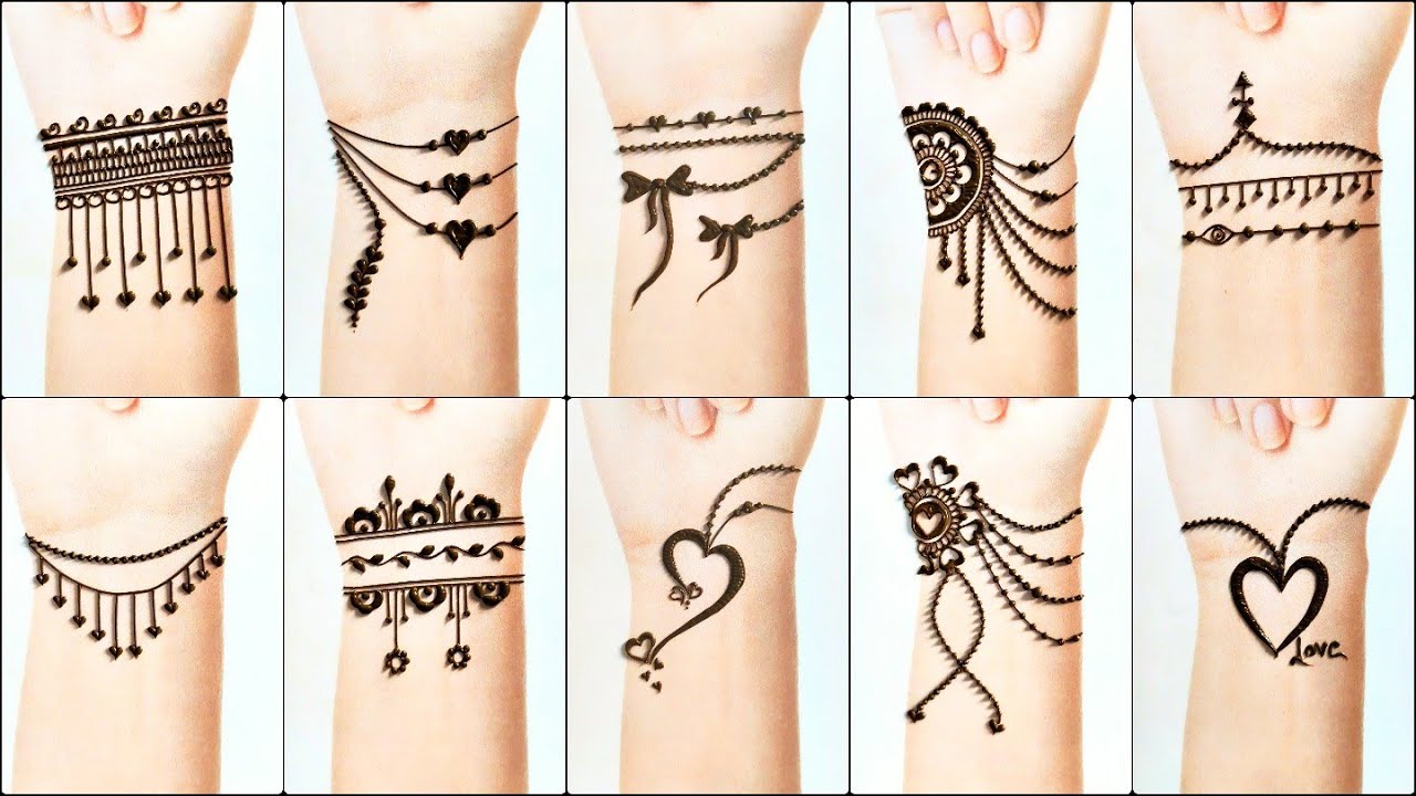 Stylish Simple & Fancy Henna Design Stickers Set of 2 Piece | eBay