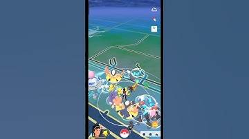 Got hidden shiny from ultimate spawn #shorts #shiny #rare #spawn #catch #evolved #ultragoo #pokemon