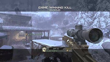 MW3 - Amazing quickscope killcam