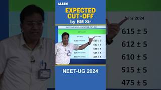 NEET 2024 Expected Cutoff by @ALLENBrajeshMaheshwari Sir | Minimum Marks to get GMC #neet2024