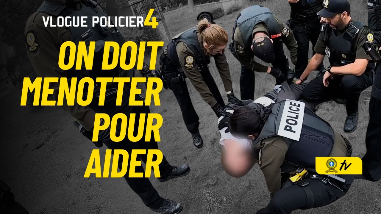 Est-ce qu'on menotte juste les criminels? | SQtv Vlogue policier S.4 Ép.05