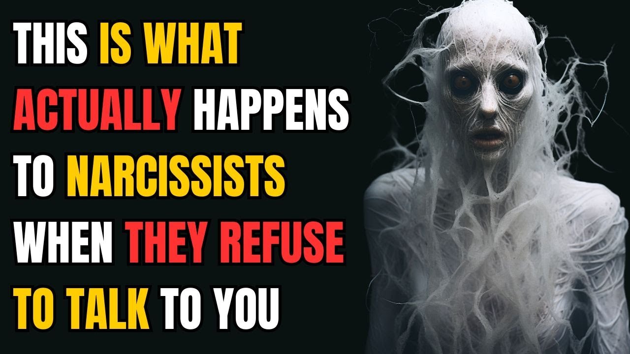 This is what actually happens to narcissists when they refuse to talk ...