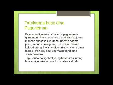 Basa Sunda Kelas 7 Bab 1 Paguneman Youtube Basa Sunda Kelas 7 Bab 1 Paguneman Youtube
