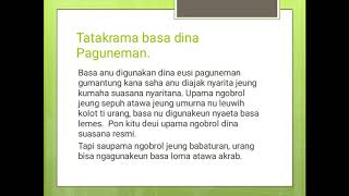 Basa Sunda Kelas 7 Bab 1 Paguneman Youtube Basa Sunda Kelas 7 Bab 1 Paguneman Youtube