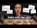 bake with me @ 5 a.m. l mental health q&a l dealing with extreme hunger, staying motivated...