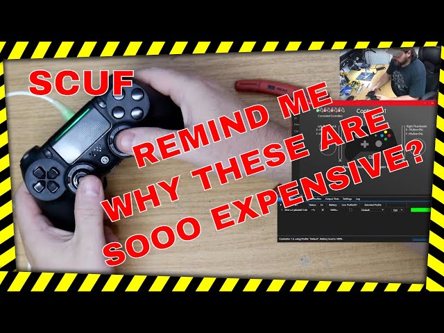SCUF PS4 Controller Repair Analogs Rear Paddle and USB Port