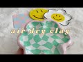 Air dry clay trinket tray ideas ideas | diy aesthetic trinket tray room decor | 지점토 트레이 만들기