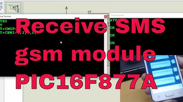 how to receive sms using gsm and pic microcontroller