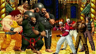 [KOF Mugen] Memorial | Chang & Hugo Team vs Ralf & Yashiro Team [ 4vs4 ]