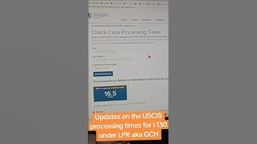 USCIS Case Processing Time on i-130 Delays Consular/US