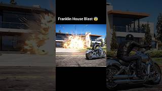 Franklin House Blast 💥 | Epic Explosion Scene in GTA 5|#scout