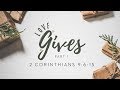 Love Gives - Part 1 - The Hilarious Giver - Dr. Michael Youssef