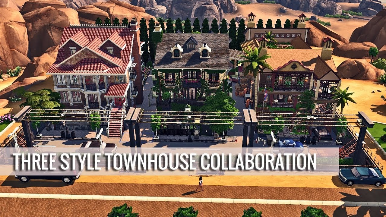 Three Style Townhouse collaboration || The Sims 4 Indonesia
