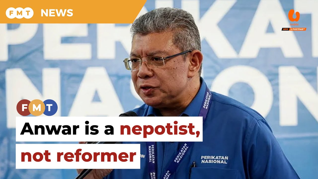 ‘Reformer’ Anwar guilty of nepotism, says ex-PH man - YouTube