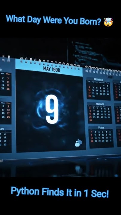 Python Tells Your Birth Day! 🔥 Enter Date, See Magic! #Shorts #coding # ...
