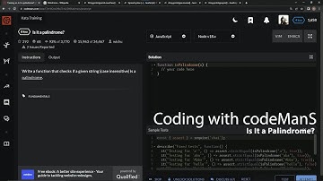 Codewars 8 kyu Is It a Palindrome? Javascript