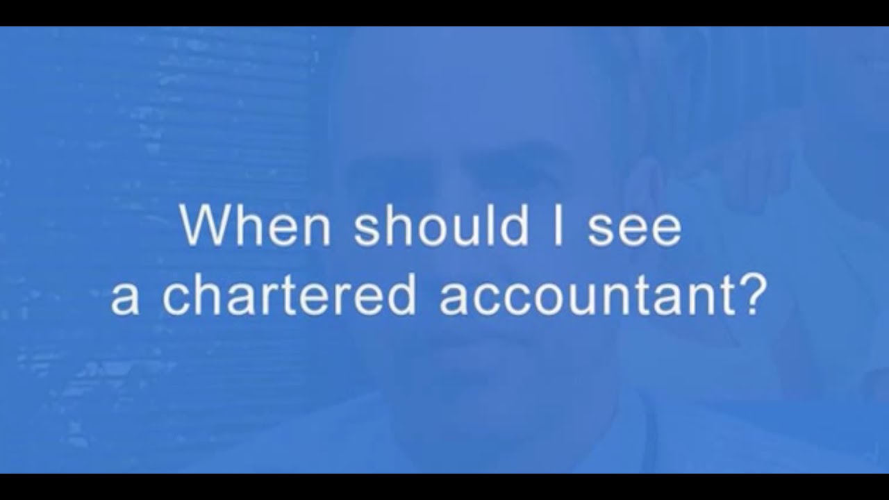 When should I see a chartered accountant? Andrew Brown - YouTube