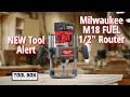 Milwaukee Cordless1/2" Plunge Router