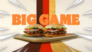 BK Big Game ad but it keeps getting faster