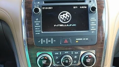 How to install navigation in Traverse, enclave, Acadia 13-17