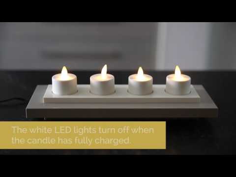 luminara tea lights rechargeable