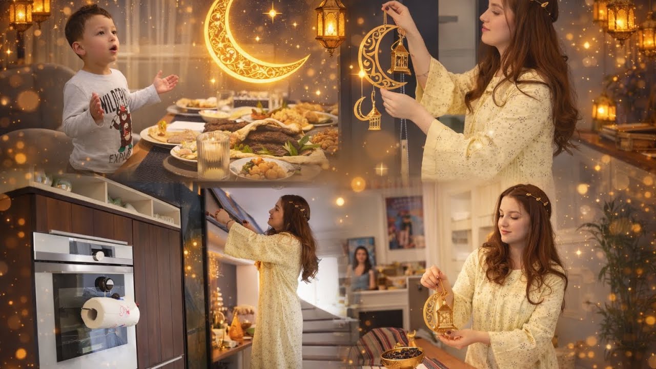 سويت اجواء رمضانيه في بيتنا  🌙 حضرت فطور متنوع 😋