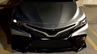 Installing Front Emblem Decal on Toyota Camry
