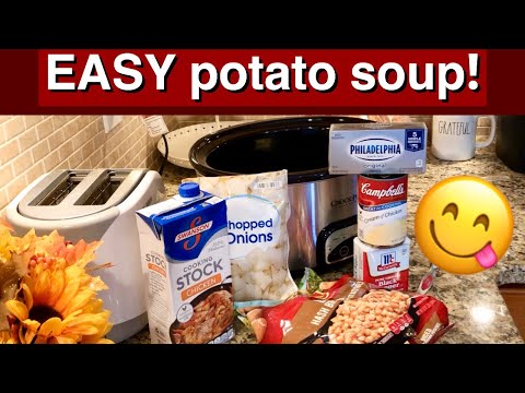 Crockpot Frozen Hash Brown Potato Soup Recipe