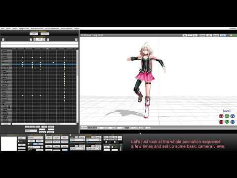 MMD How to animate a ballet pirouette