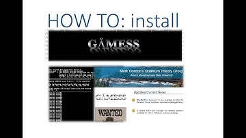 GAMESS-US installation for windows