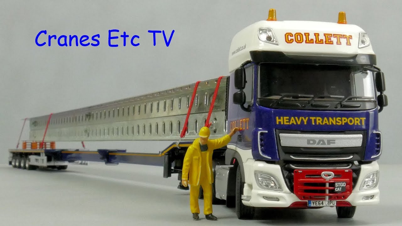 WSI DAF XF + Nooteboom Telestep 'Collett' by Cranes Etc TV - YouTube