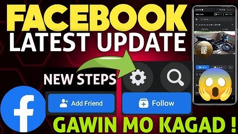 PAANO PALITAN ANG ADD FRIEND AT GAWING FOLLOW BUTTON SA FACEBOOK PROFILE ! | FACEBOOK LATEST UPDATE