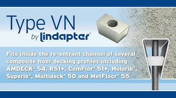 Type VN decking fixing by Lindapter