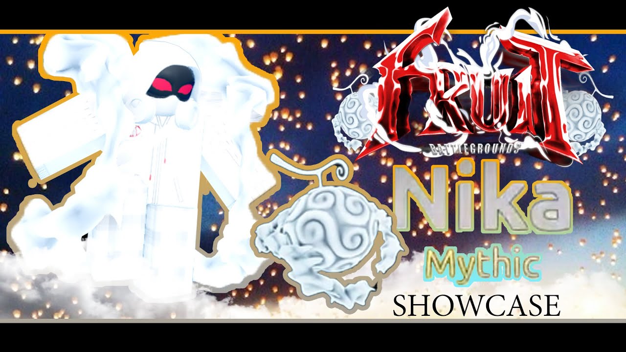 NIKA GEAR 5 SHOWCASE : FRUIT BATTLEGROUNDS : ROBLOX : THE WHITE CREATOR 