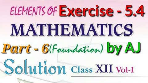 Exercise 5.4 | Solution Qus 10 to 13, 5th Chapter Matrix Continued, 12th Class Elements of Math