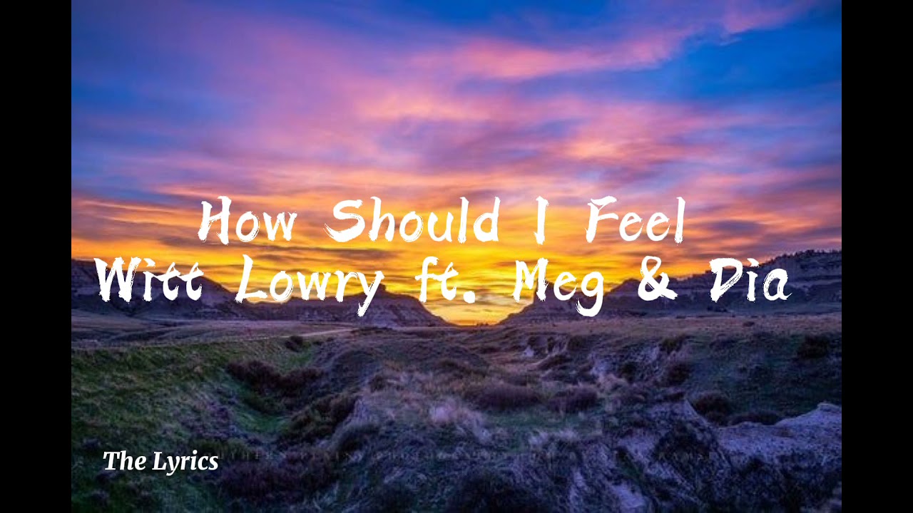 How Should I Feel - Witt Lowry ft. Meg & Dia (lyrics)