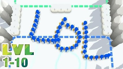 Draw Army - LVL 1-10 - Gameplay Walkthrough